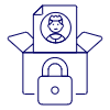 Document Box Lock 2 Illustration from UX Line Set