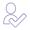 Avatar Neutral Check Illustration from UX Line Set
