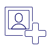 Avatar Neutral Frame Add Illustration from UX Line Set