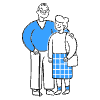 Grandparents Illustration from Brooklyn Set