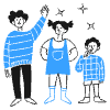 Siblings 2 Illustration from Brooklyn Set