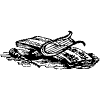 Music Instrument Note 1 Element from Vintage Illustrations Set