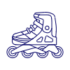 Roller Skate Illustration from UX Line Set