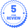5 Star Review Circle Element from Badges Classic - Combo Set