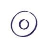Abstract Circle Donut Element from Scribbles - Sketch Style Set