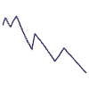 Abstract Decrease Up Graph Line 2 Element from Scribbles - Variable Line Thickness Set
