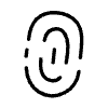 Abstract Fingerprint Line Element from Scribbles - Variable Line Thickness Set