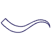 Abstract Flag Line 3 Element from Scribbles - Variable Line Thickness Set