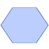 Abstract Hexagon Vertical Element from Geometric Shapes - Combo Set