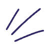 Abstract Highlight Bling Line 1 Element from Scribbles - Variable Line Thickness Set