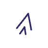 Abstract Highlight Bling Triangle Line Element from Scribbles - Variable Line Thickness Set