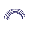 Abstract Highlight Scratch Line Element from Scribbles - Variable Line Thickness Set
