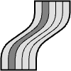 Abstract Line Bacon Element from Cyber GUI Elements Set