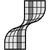 Abstract Line Ribbon Wireframe 1 Element from Cyber GUI Elements Set
