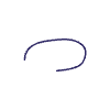 Abstract Oval Line Element from Scribbles - Variable Line Thickness Set