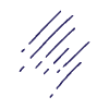 Abstract Rain Line Element from Scribbles - Variable Line Thickness Set