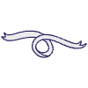 Abstract Ribbon Line Filled Element from Scribbles - Variable Line Thickness Set