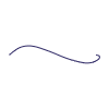 Abstract Ribbon Vine Line 5 Element from Scribbles - Variable Line Thickness Set
