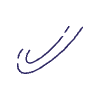 Abstract Scratch Dash Line Element from Scribbles - Variable Line Thickness Set