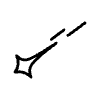 Abstract Star Wink Sparkle Filled 9 Element from Scribbles - Variable Line Thickness Set