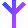 Abstract Tree Element from Geometric Shapes - Gradient Set