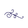 Abstract Vine Nature Leaf Line Element from Scribbles - Variable Line Thickness Set