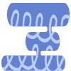 Abstract Water Shadow Line Element from Geometric Shapes - Texturized Set