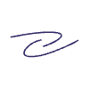 Abstract Wind Oval Line Element from Scribbles - Variable Line Thickness Set