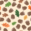 Acorn 2 Element from Backgrounds - Seamless Set