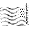 American Flag Element from Symbols - Flourishes Set