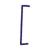 Annoation Brackets Square Left Element from Annotations - Variable Line Thickness Set