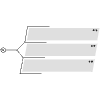 Annotation Box Dialog Flow 1 Element from Cyber GUI Elements Set
