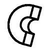 Arch Curve 1 Element from Symbols 3D Fun - Line Set
