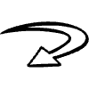 Arrow 3d Boomerang Element from Arrows - Sketch Style Set