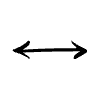 Arrow Double Staight Element from Arrows - Sketch Style Set