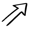 Arrow Open Back Short Element from Arrows - Sketch Style Set