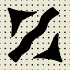 Arrow Pop City Polka Dot Element from Patterns Tiles - Monochrome Set