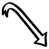 Arrow Ribbon Back Turn Back Element from Arrows - Sketch Style Set