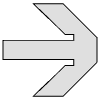 Arrow Tail Direction 3 Element from Cyber GUI Elements Set
