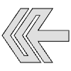 Arrow Tail Direction 4 Element from Cyber GUI Elements Set