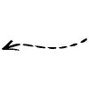 Arrow Wiggle Medium Element from Arrows - Sketch Style Set