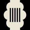 Ballon Lantern Line Element from Patterns Tiles - Monochrome Set