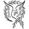 Bird 2 Element from Symbols - Flourishes Set