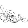 Bird 3 Element from Symbols - Flourishes Set