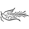 Bird 4 Element from Symbols - Flourishes Set