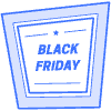 Black Friday Star Frame Element from Badges Classic - Shadow Set