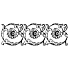Bodoni Frame Continuous 19 Element from Ornaments - Bodoni Set