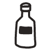 Bottle Element from Doodles - Monochrome Set