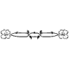 Bottom Ornament 7 Element from Symbols - Art Nouveau Motifs Set
