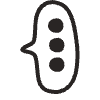 Bubble 5 Element from Doodles - Monochrome Set